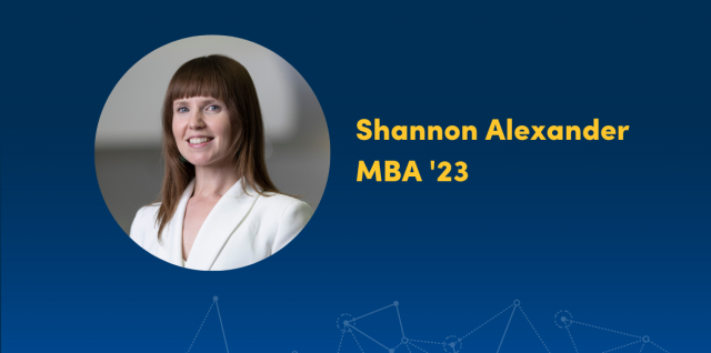 Photo of Shannon Alexander, MBA class of 2023.
