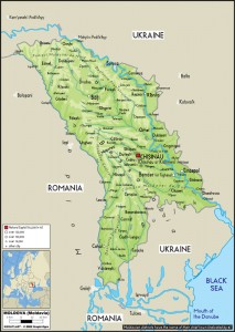 Moldova-kart