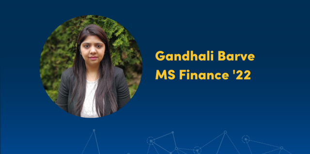 Photo of Gandhali Barve, MS Finance class of 2022