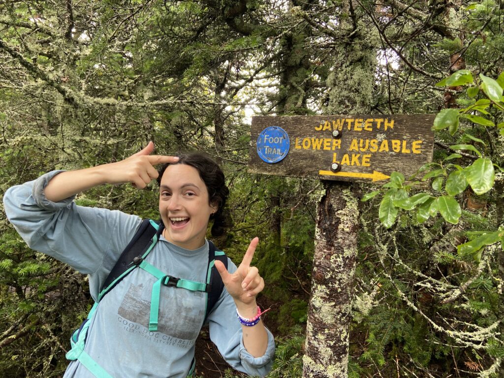 Pictured above is a hike where I completed the Lower and Upper Wolfjaw, Armstrong, Gothic, Pyramid, and Sawteeth Loop in Keene, NY. 