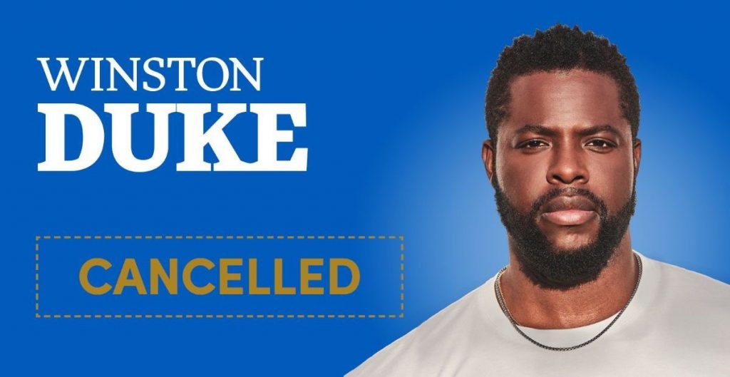 Winston Duke Lecture Cancelled Graduate Student Association