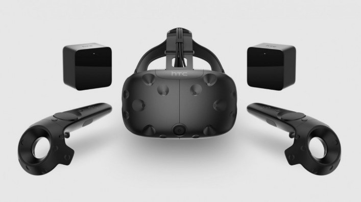The HTC Vive Photo Provided by https://www.vive.com/us/
