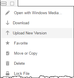 UBbox file options menu screenshot