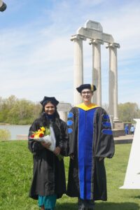 Ananya Saju at graduation