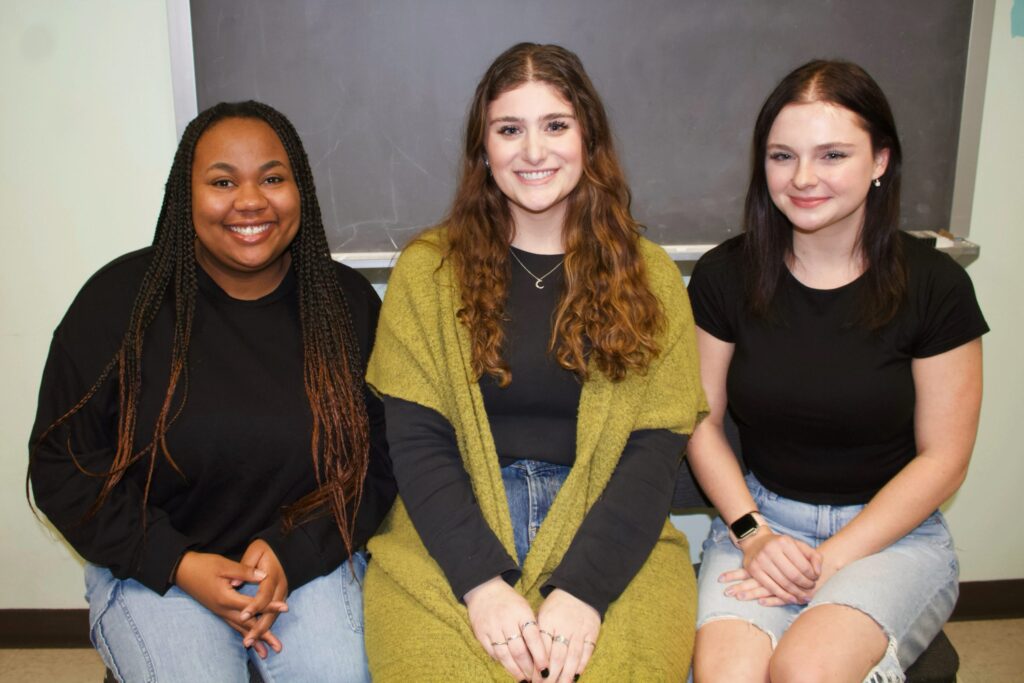 three graduate students