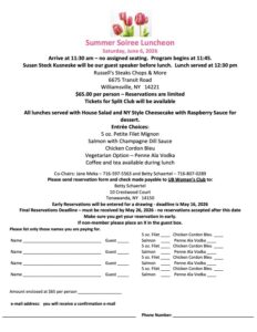 Summer Soiree Luncheon