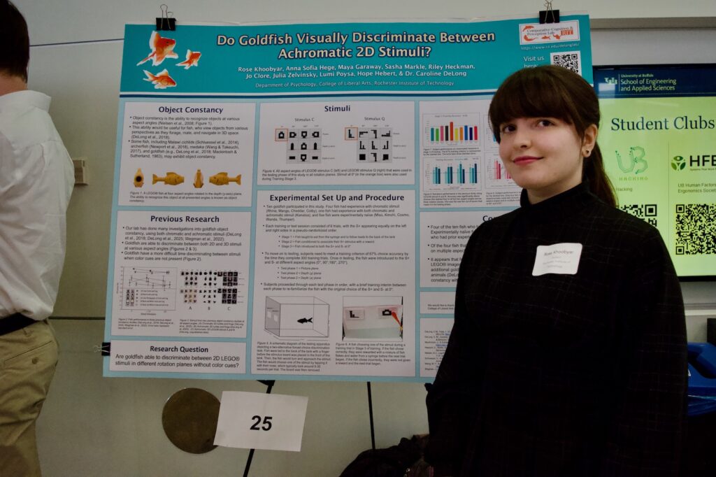 Rose Khoobyar presenting their poster